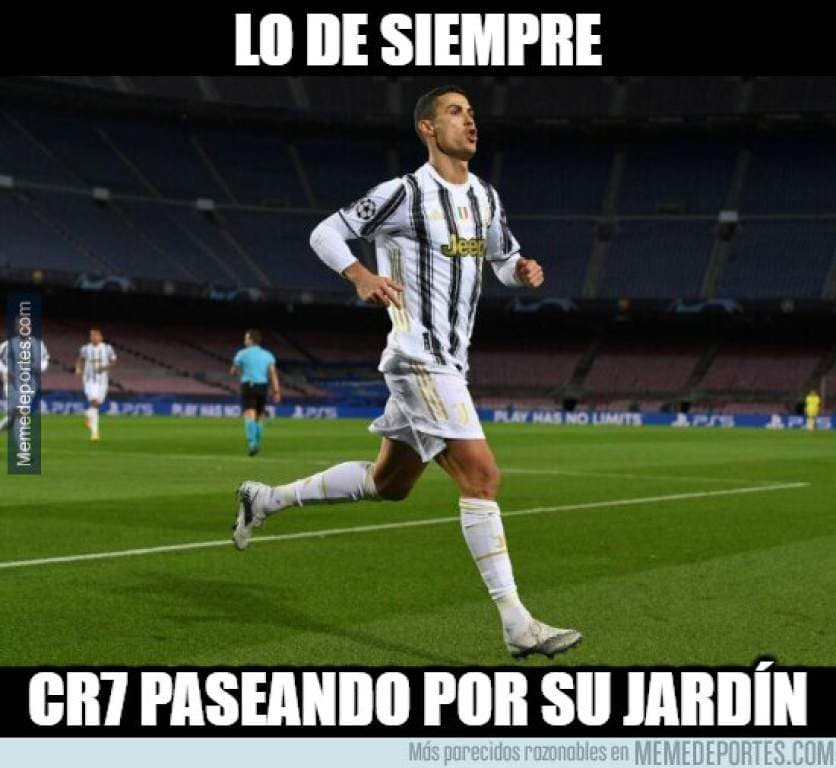Juventus y los memes apalearon al Barcelona | Llegaron las mejores reacciones de redes sociales con Cristiano Ronaldo y Messi como protagonistas.