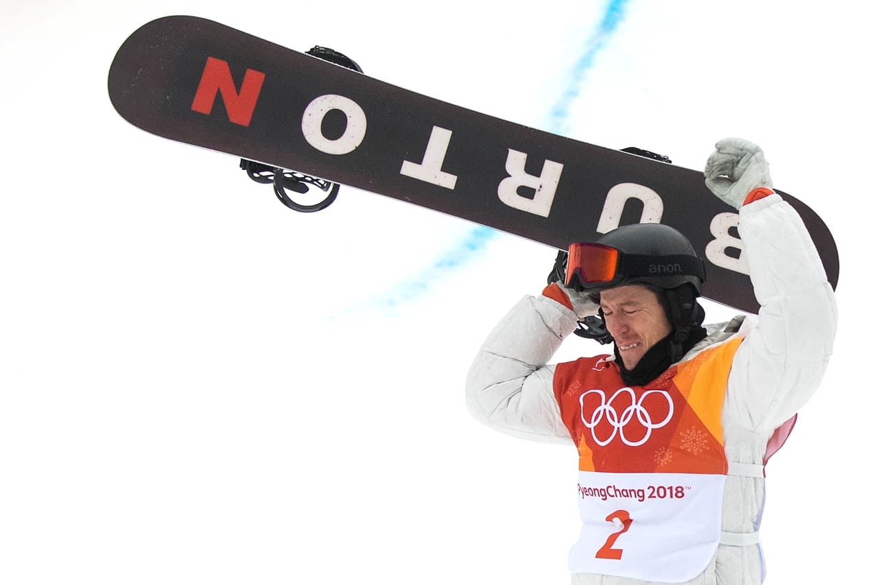 4. Shaun White, esquiador campeón olímpico con Estados Unidos en los Juegos Olímpicos de Invierno.