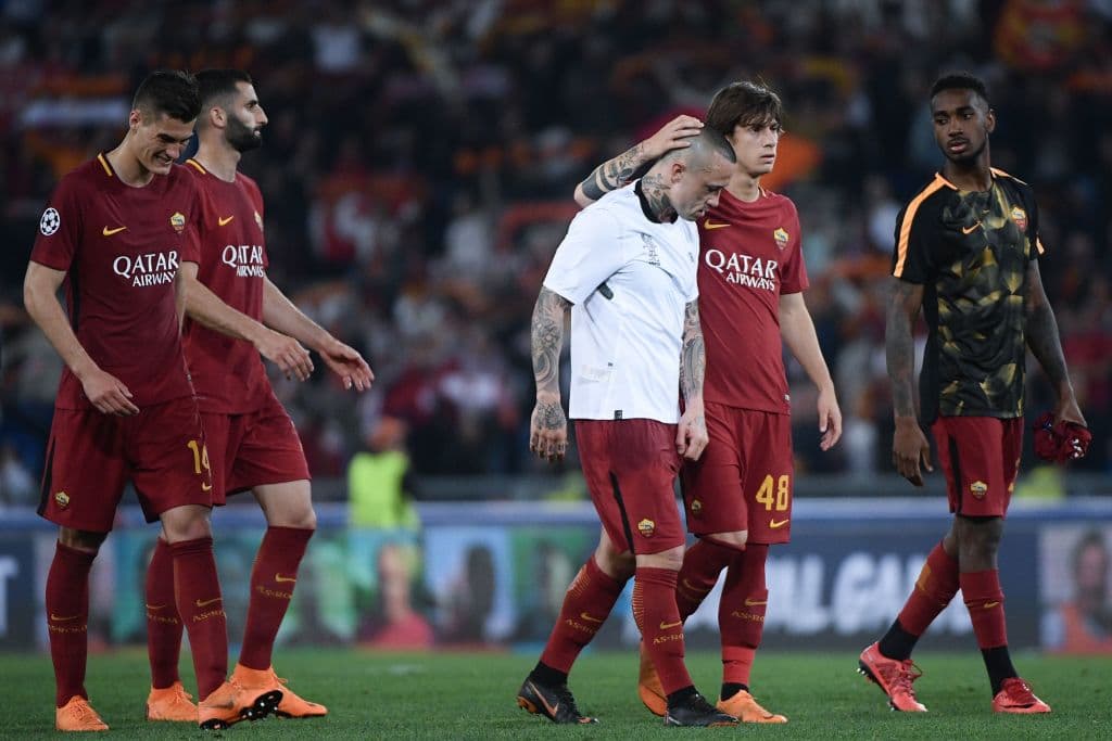 La Roma perdió en el global 7-6 ante el Liverpool.