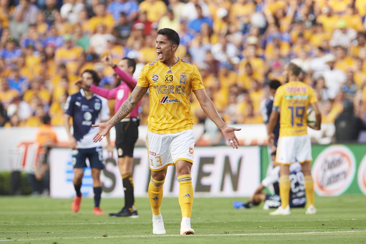 <b>1) Carlos Salcedo (Tigres)</b>. El zaguero central mexicano de los Tigres es el futbolista más caro que verá acción en esta Final de la Liga MX, aunque todavía está en duda si participará en el juego de Ida. Su valor mercado es por 11. millones de dólares.