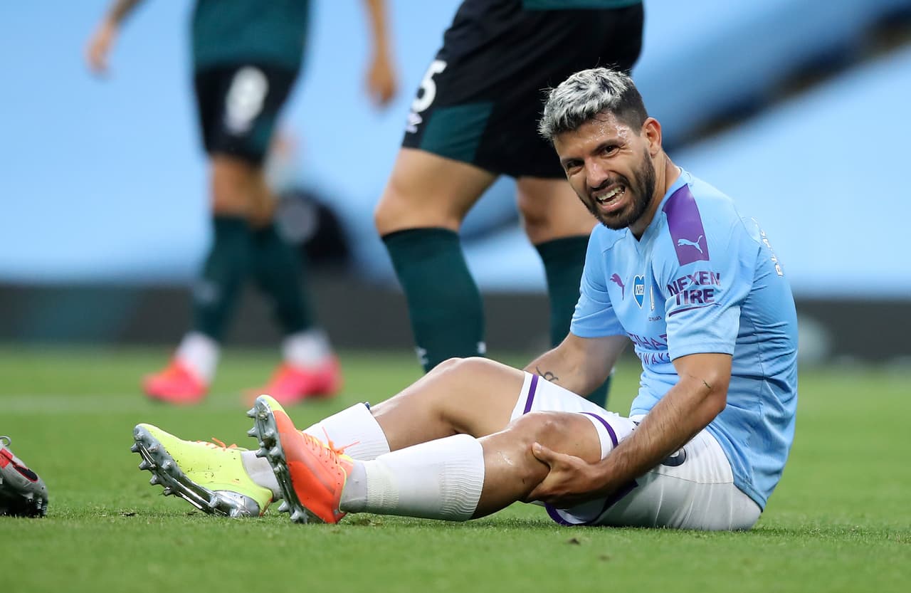 Kun Agüero, hasta un mes fuera por lesión