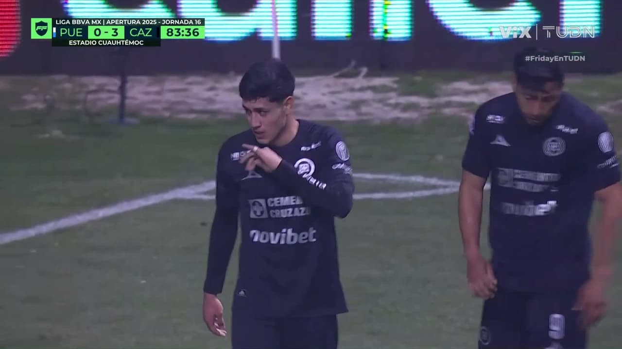 ¡Omar Campos firma la goleada de la Máquina en Puebla!