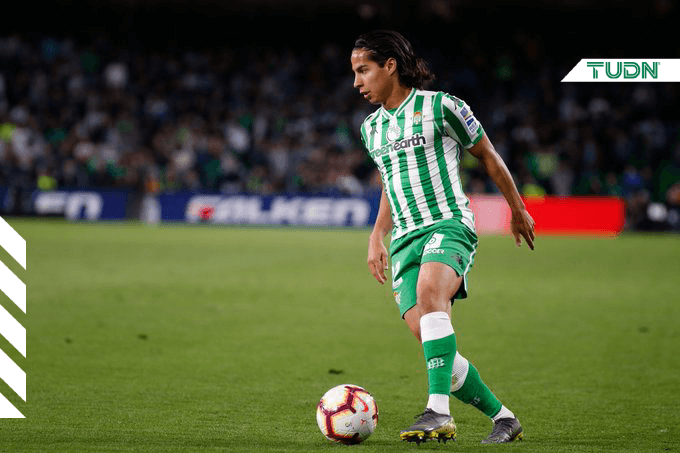 Diego Lainez sigue sin ser titular esta temporada con el Betis