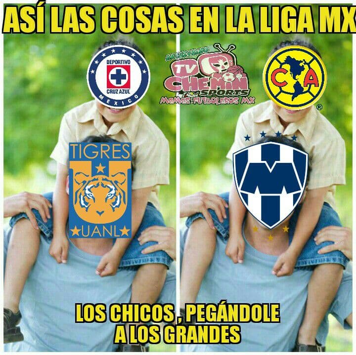 Cruz Azul, América y Pumas fueron las víctimas preferidas en las redes sociales tras la Jornada 15 del fútbol mexicano.