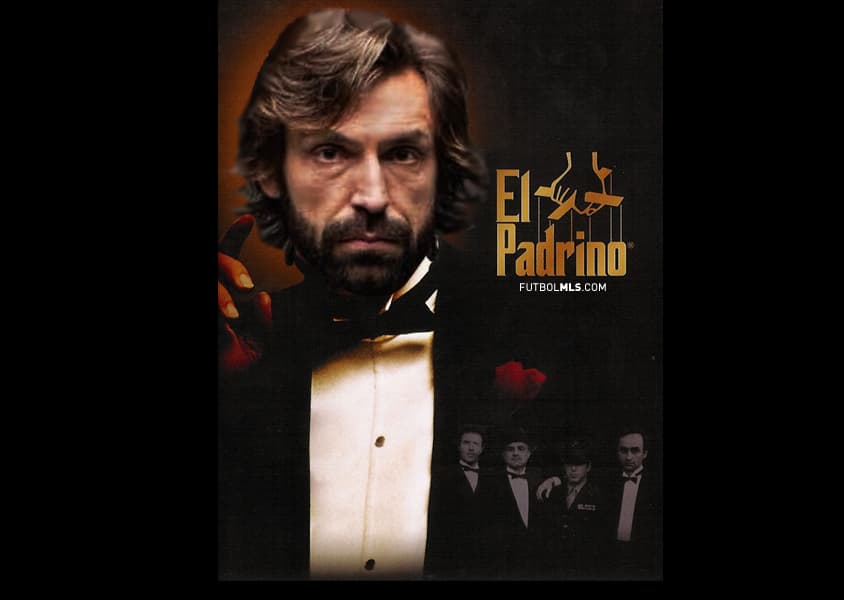 Simple. Don Vito Pirlo es El Padrino del New York City FC. (Paramount Pictures)