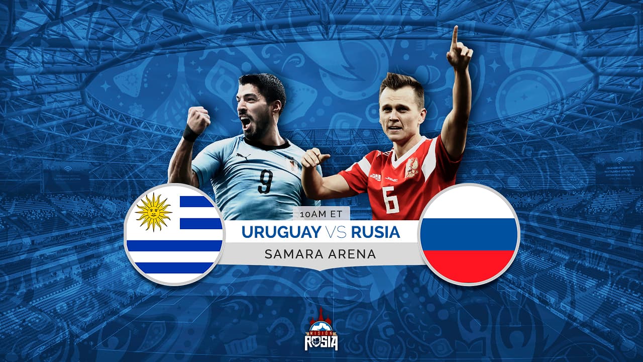 Uruguay y Rusia, por el liderato del Grupo A