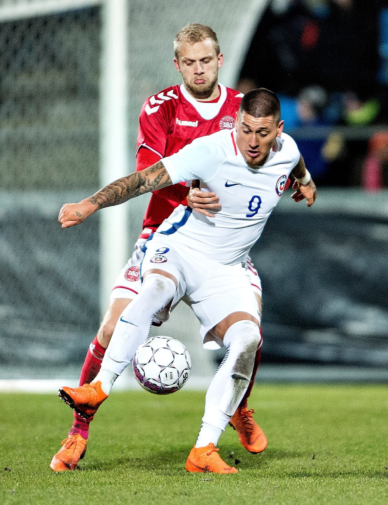 Nicolás Castillo (Pumas UNAM) - el delantero chileno jugó 29 minutos en el triunfo sobre Suecia por 2-1, mientras que ante Dinamarca –empate 0-0– jugó todo el partido.