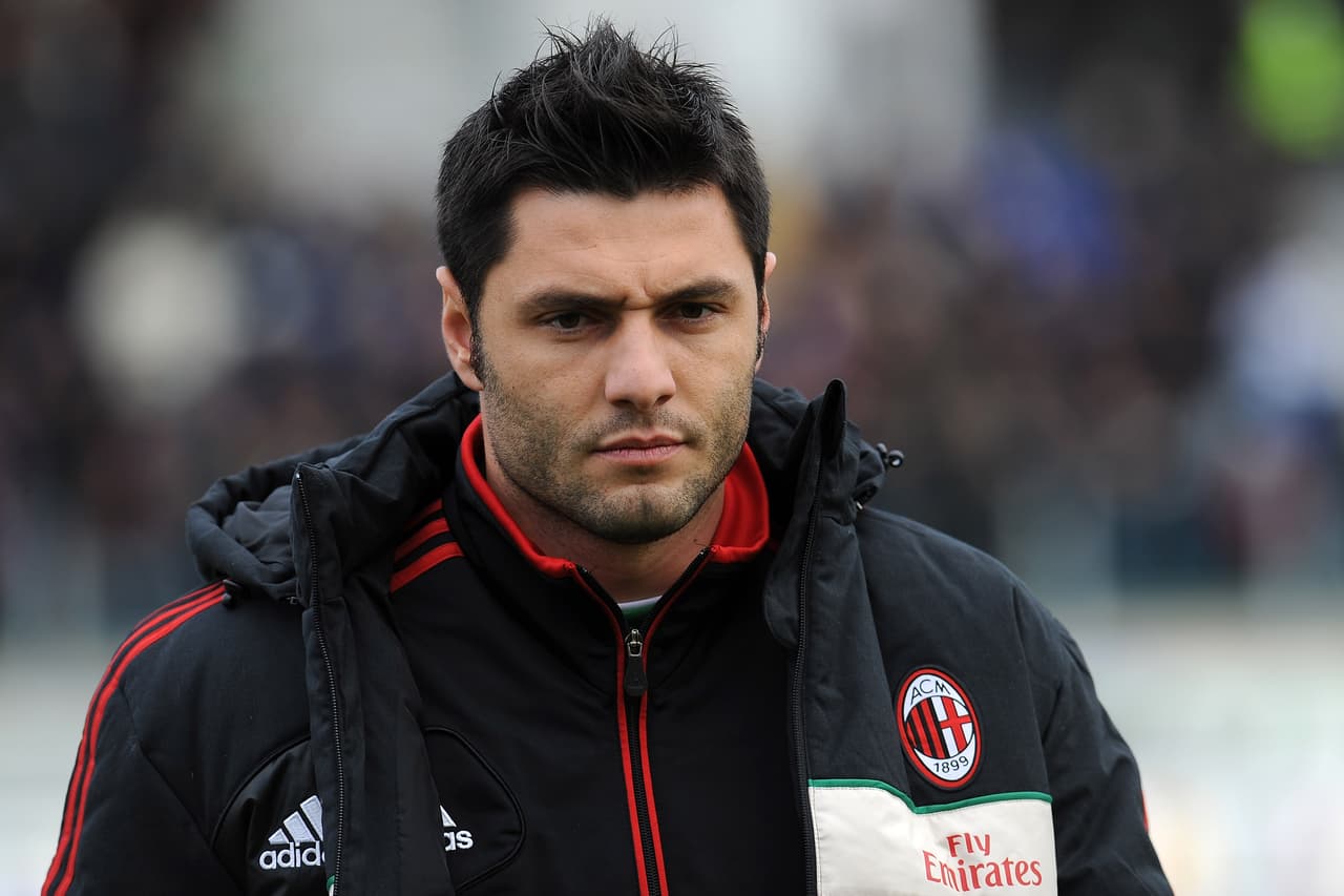 Marco Amelia cuando jugaba con el Milan de la Serie A,