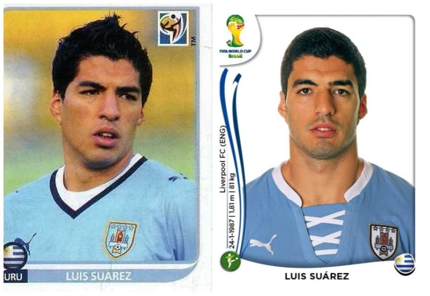 <b>Luis Suárez </b>(Sudáfrica 2010 - Brasil 2014)