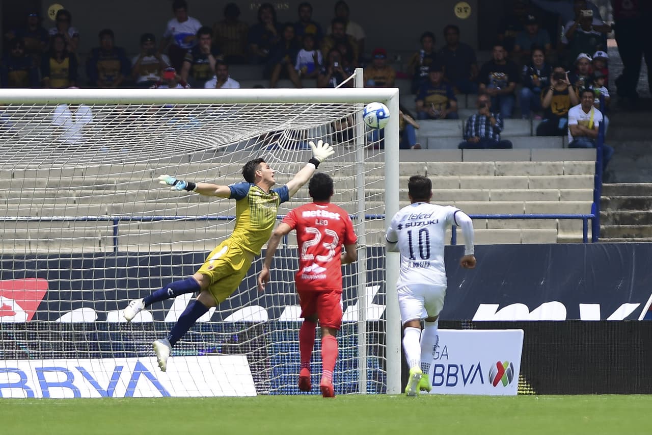 Jugadores discutidos por los seguidores de Pumas como Víctor Malcorra y Jeison Angulo pusieron los tantos del 2-0 sobre el pobre Veracruz.