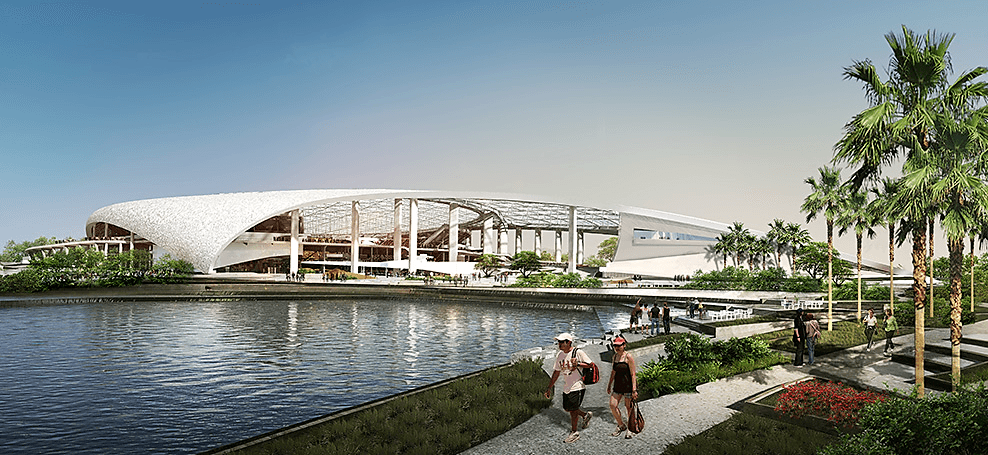 El Los Ángeles Stadium en Hollywood Park también será la sede en los Juegos Olímpicos de 2028.