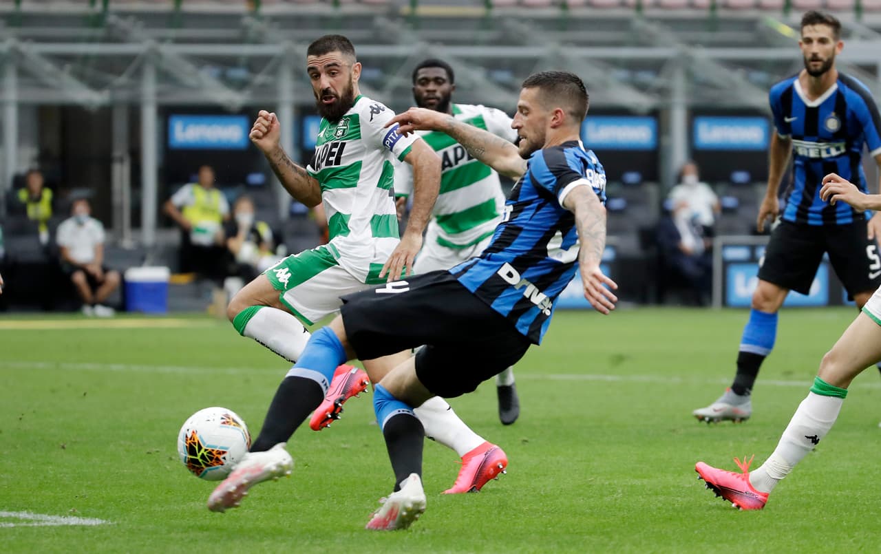 El Inter no logra imponerse en casa al Sassuolo y se conforman con una unidad en el Giuseppe Meazza.
