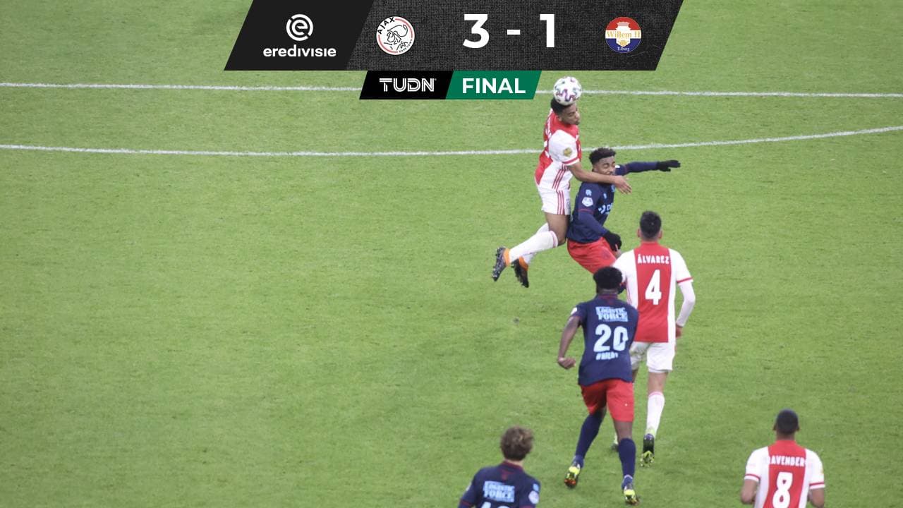 Edson Álvarez pone asistencia en triunfo del Ajax ante Willem