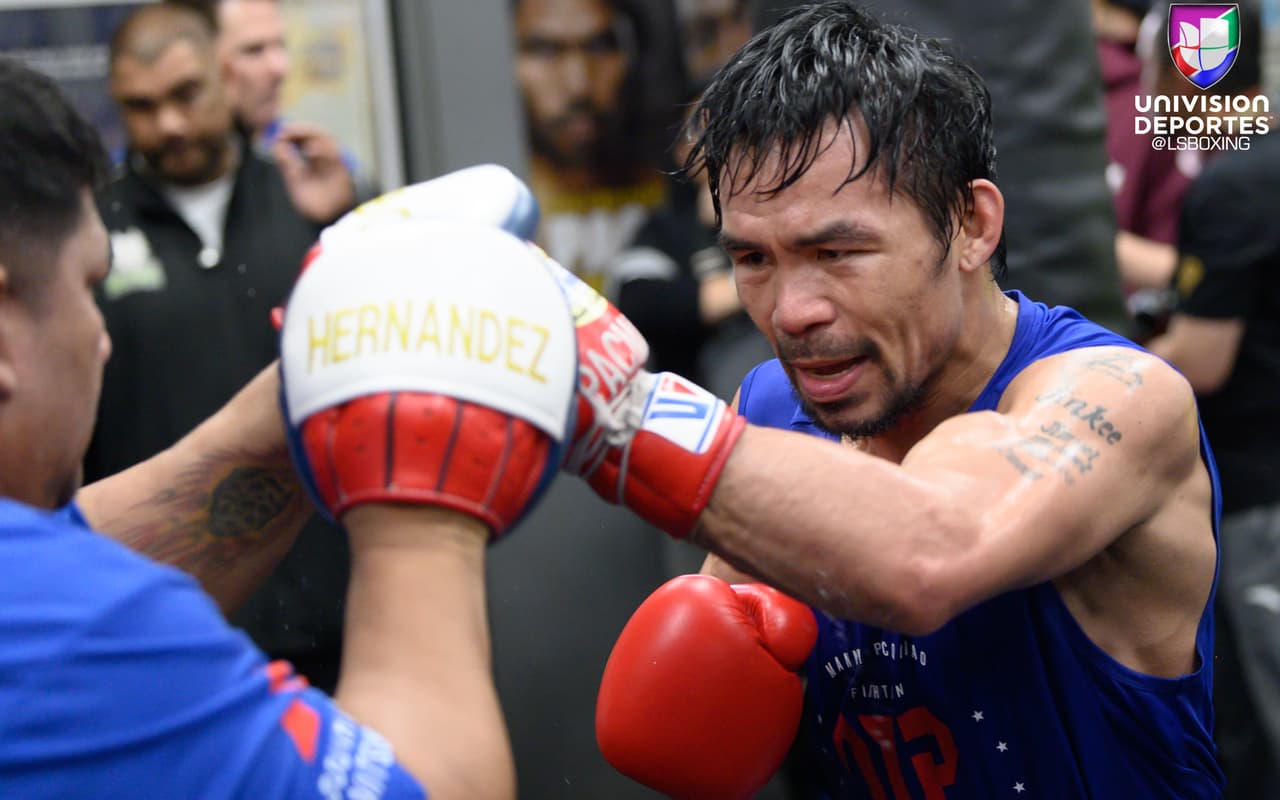 Manny Pacquiao y Adrien Broner se enfrentarán el sábado 19 de enero en el MGM Grand de Las Vegas por la faja AMB wélter del filipino.