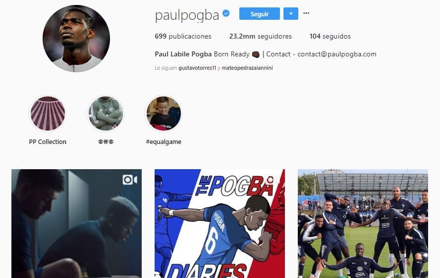 Cuenta en su perfil con 23,2 millones de seguidores