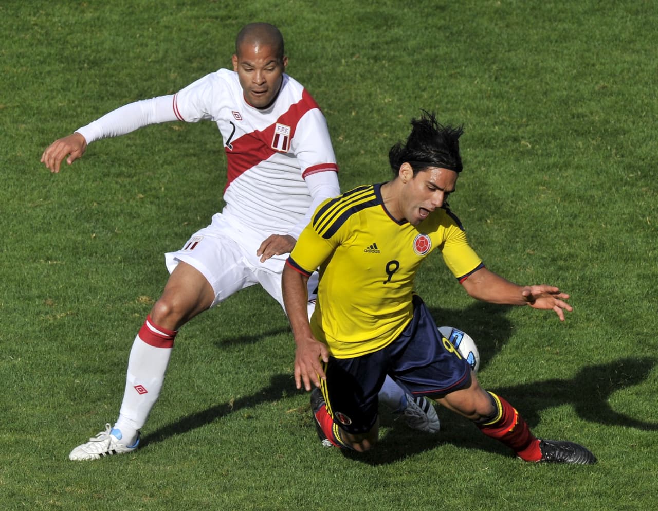 La Copa América de 2011 fue el único evento de este tipo en el que han competido al mismo tiempo. Falcao anotó dos goles en el torneo pero falló un penalti clave contra Perú, que venció a Colombia 2-0 en la segunda fase.