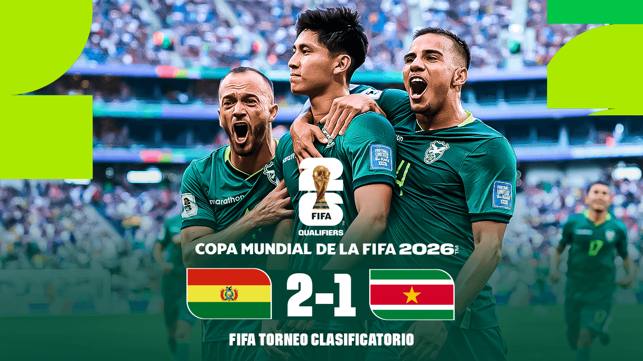Bolivia se impone a Surinam y se acerca al Mundial 2026