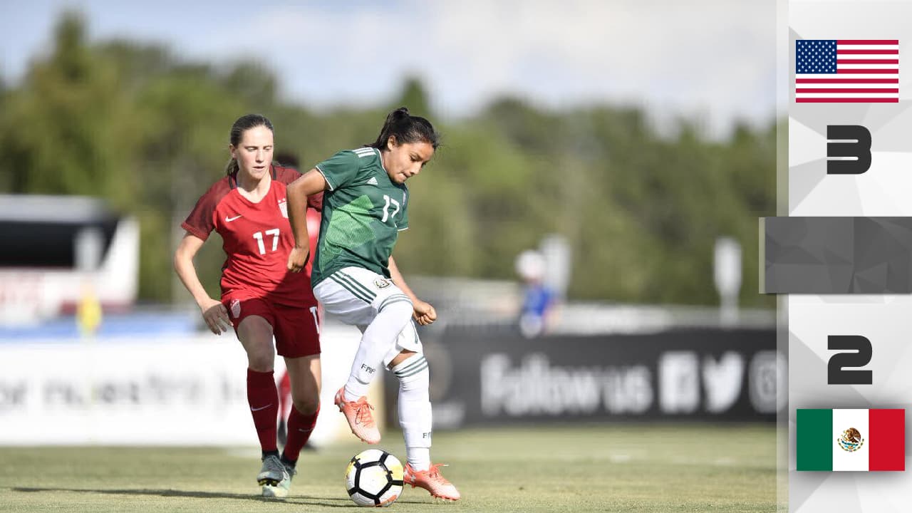 Team USA Femenil le pegó al Tri en final del campeonato Sub-17 de Concacaf