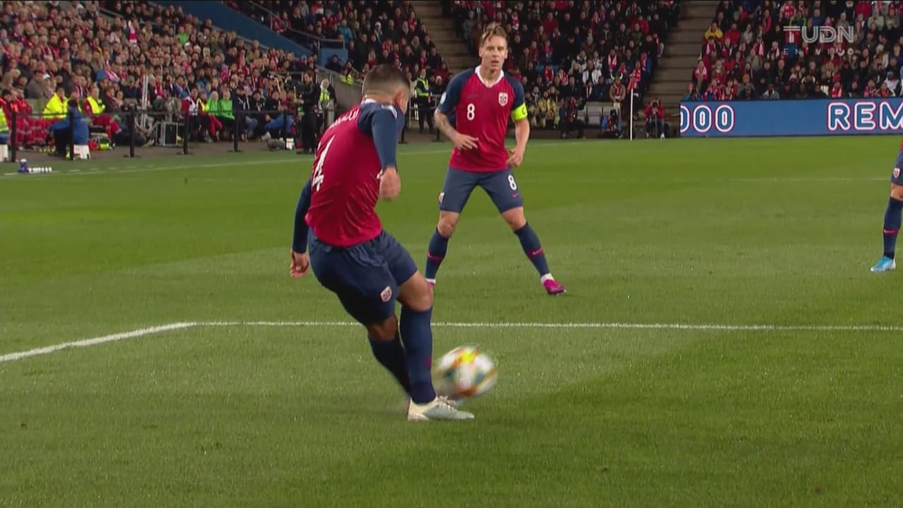 El espectacular lujo de Elabdellaoui ante España