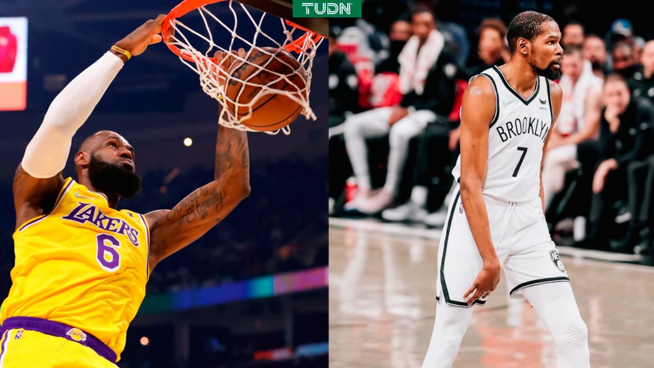 LeBron James, Kevin Durant y Doncic encaminan triunfos de sus equipos