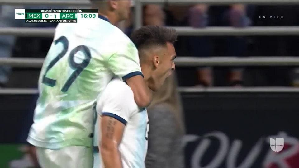 ¡GOOOL! Lautaro Martínez anota para Argentina