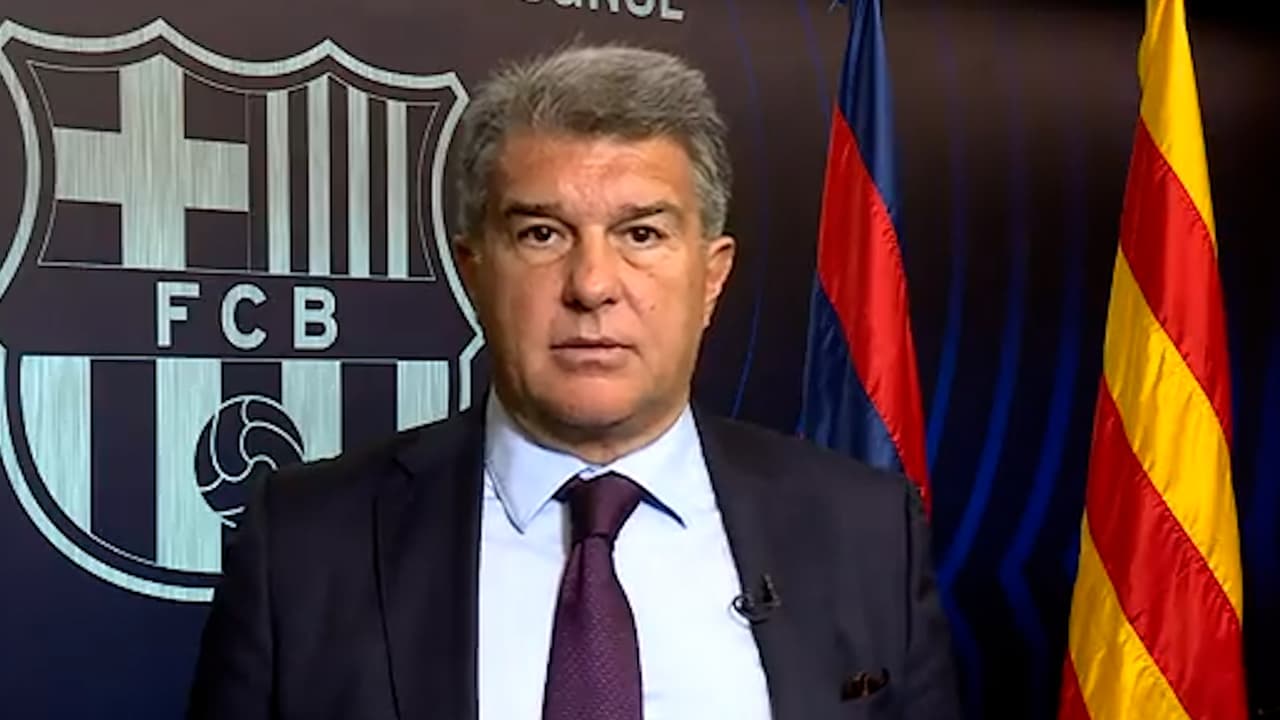 Joan Laporta apoya a Ucrania con el Barcelona y envía mensaje