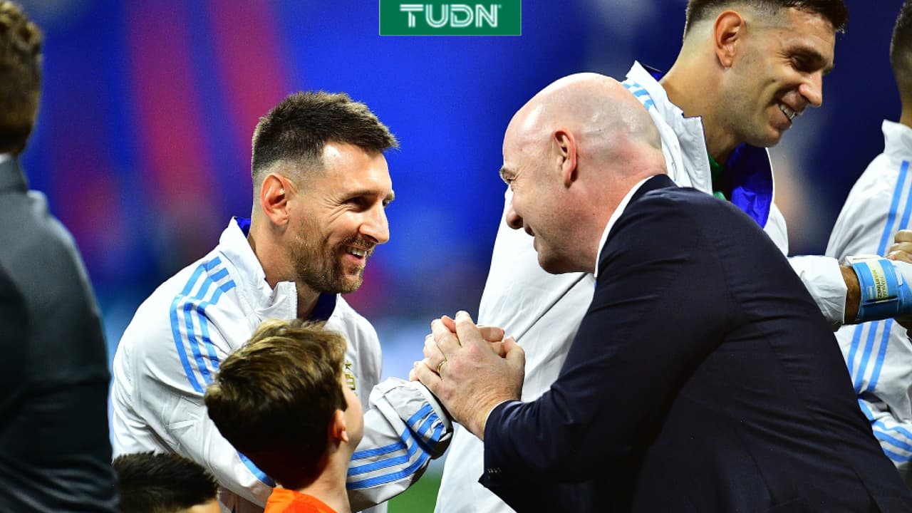 Gianni Infantino felicita a Lionel Messi tras gol ante Jordania por esta razón