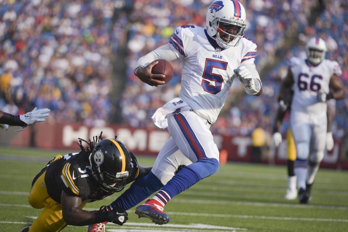 ESTE / Buffalo Bills: Tyrod Taylor, QB: Calificación: A
