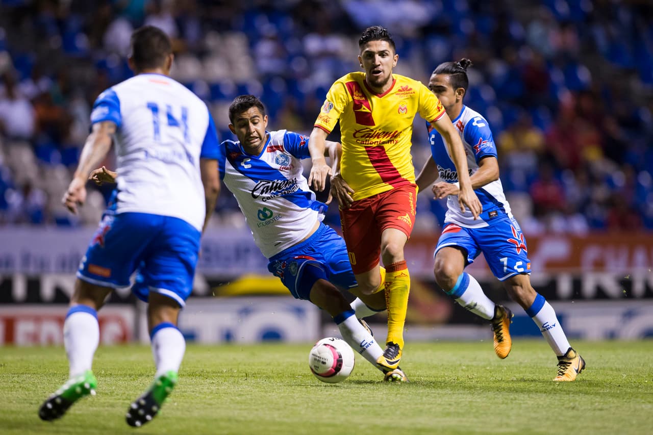Puebla F.C. y Morelia igualaron en el arranque de la jornada por 1-1.
