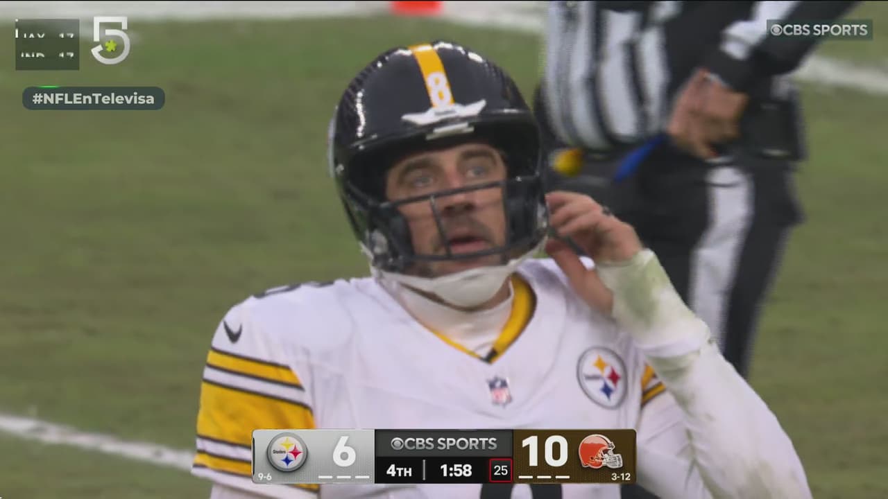 ¡Muralla! Browns frenan a Rodgers en última esperanza de Steelers