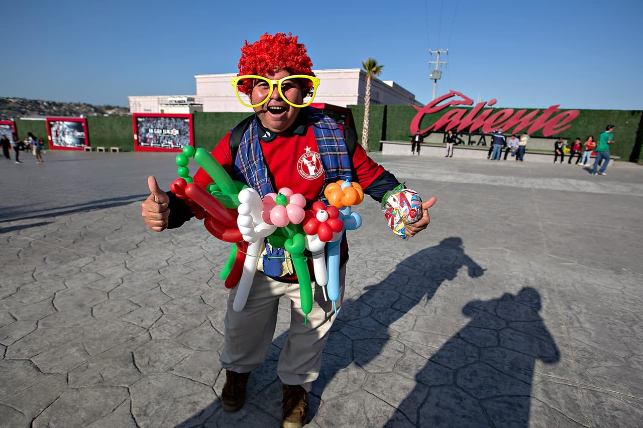 El colorido de la afición en la Jornada 14
