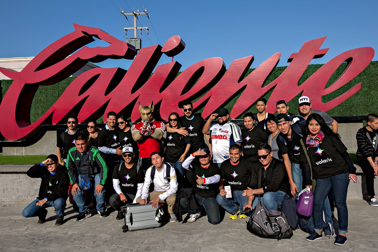 El colorido de la afición en la Jornada 14