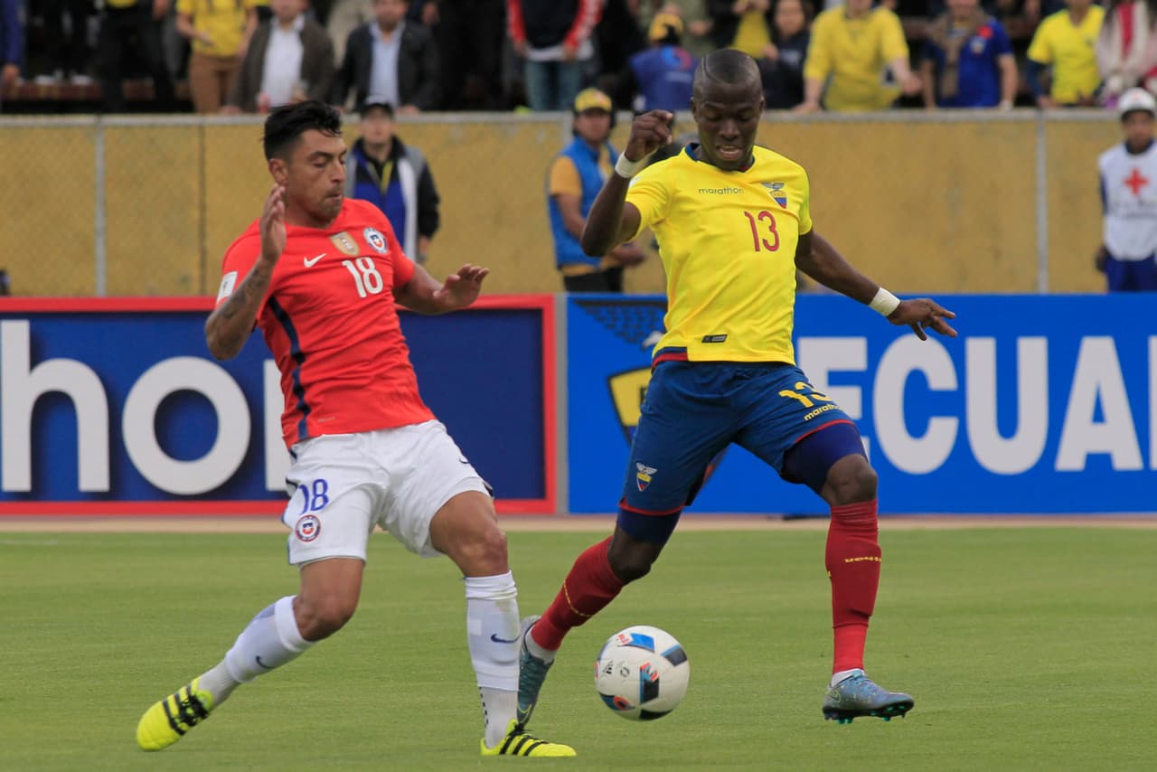 El atacante Enner Valencia fue uno de los jugadores destacados en el triunfo 3-0 de Ecuador contra Chile, el pasado 6 de octubre por la eliminatoria a Rusia-2018.
