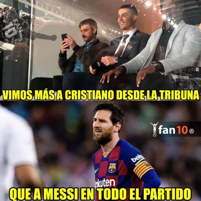 Los memes de El Clásico acabaron con el Barcelona, Messi e inlcuso figuraron Cristiano Ronaldo y Vinicius.