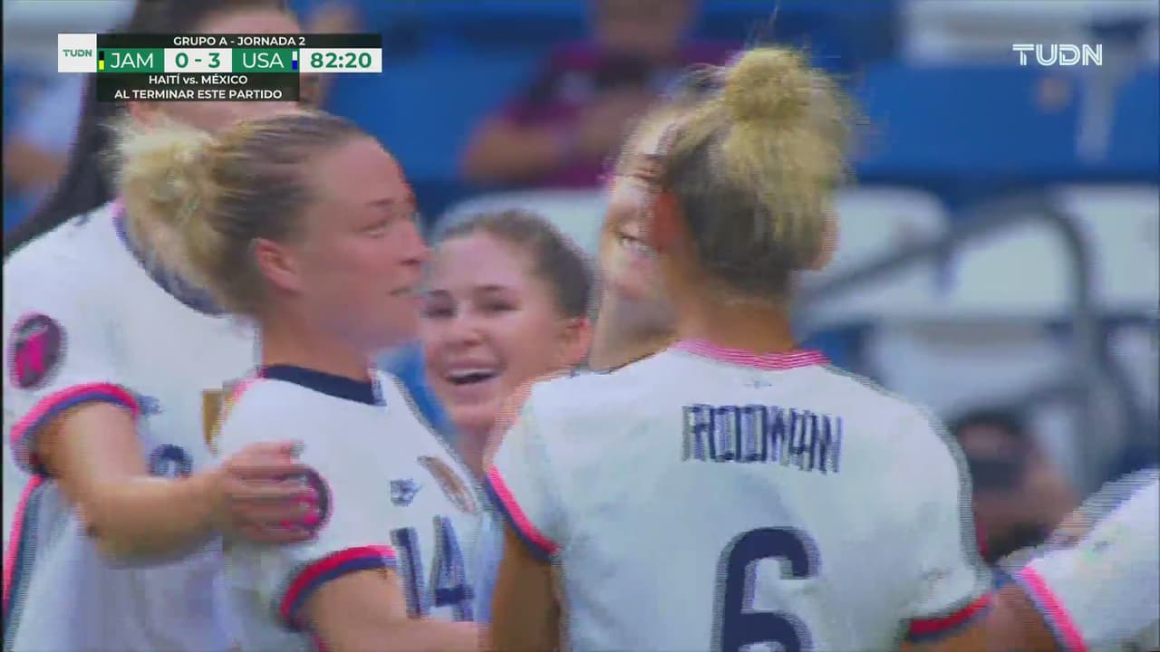 ¡Liquidan! Kristie Mewis engaña a Spencer para el 0-4 sobre Jamaica