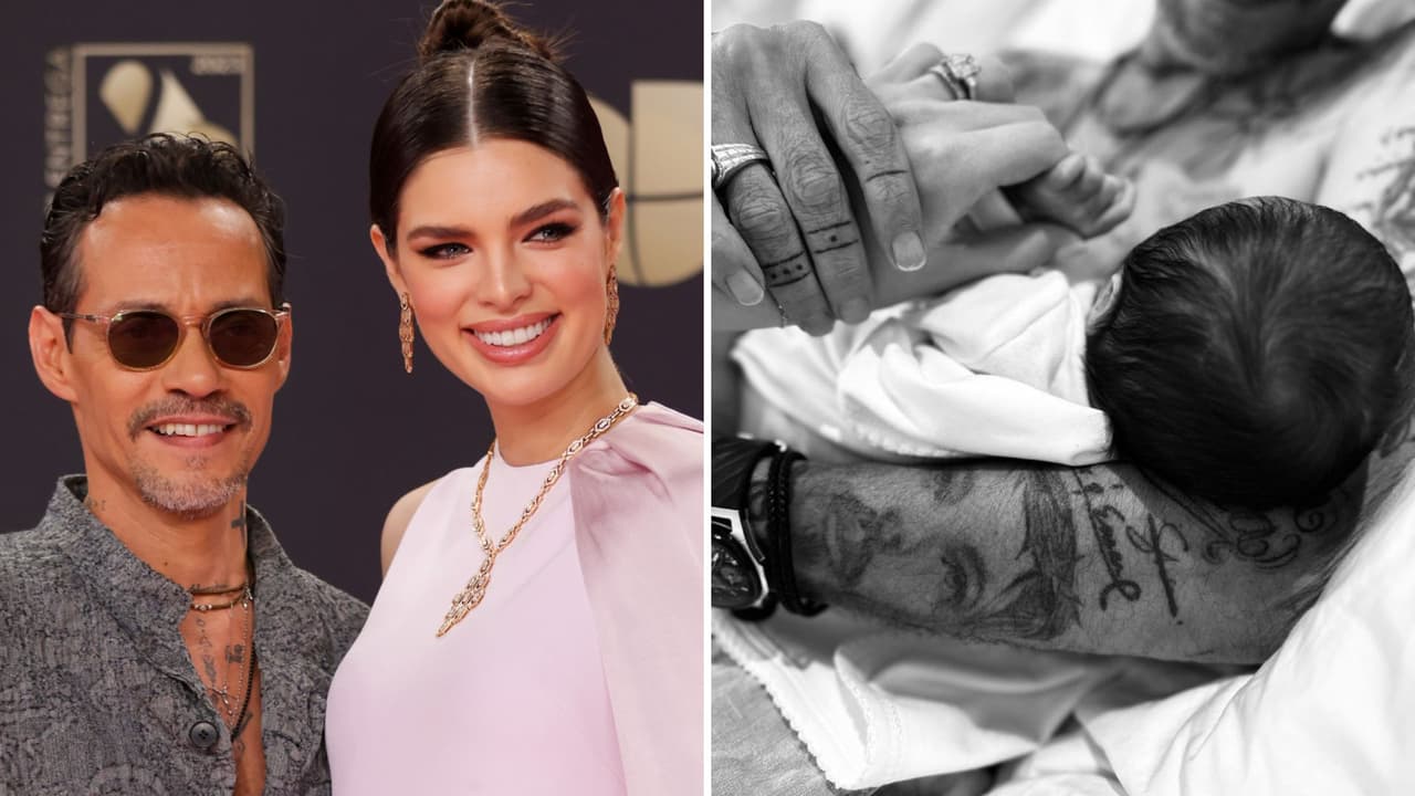 Marc Anthony y Nadia Ferreira muestran por primera vez el rostro de su hijo: foto