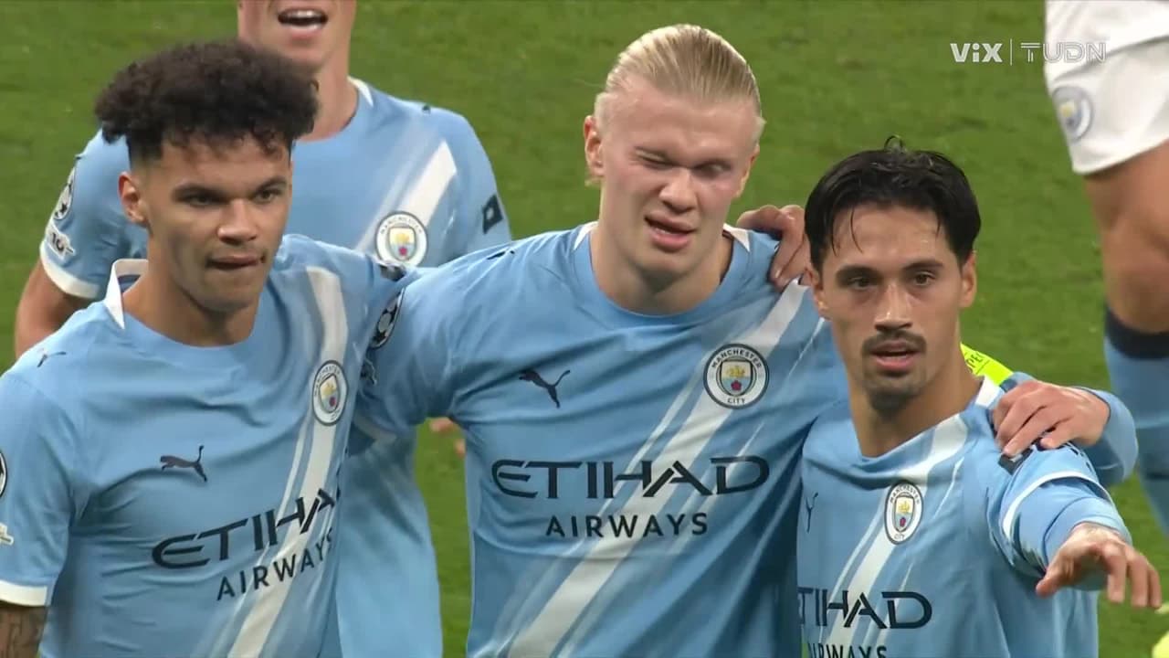 ¡Aparece el Androide! Gol del Manchester City cortesía de Erling Haaland