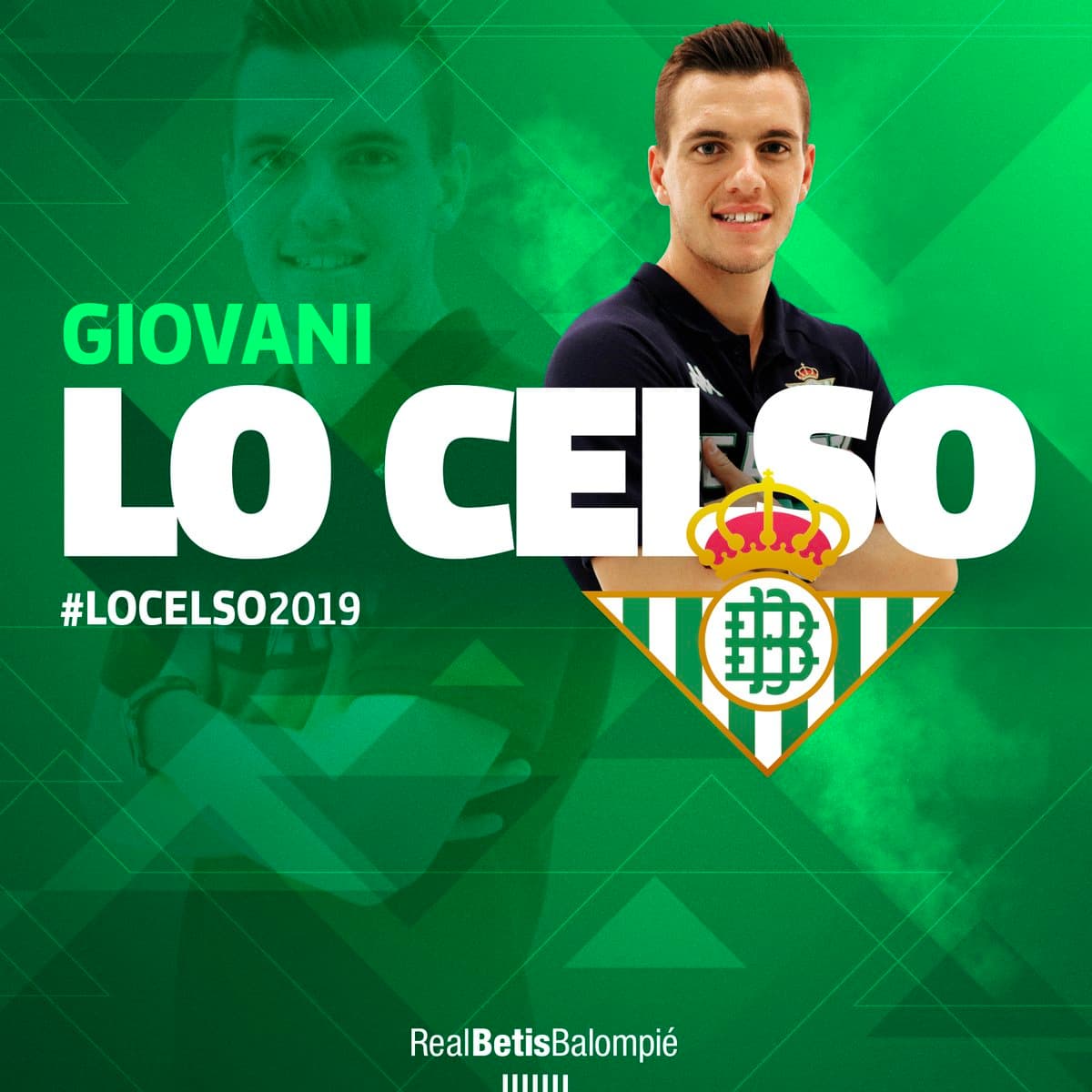 El mediocampista argentino de 22 años Giovani Lo Celso llega al Real Betis, cedido por el Paris Saint-Germain.
