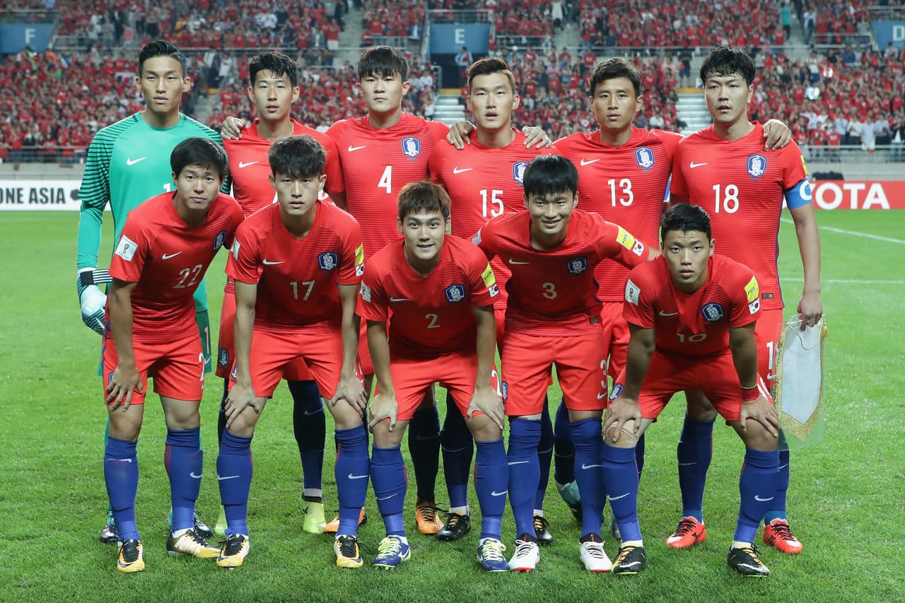 6. Corea del Sur (AFC) - 9 clasificaciones a la Copa del Mundo desde 1986 a 2014.