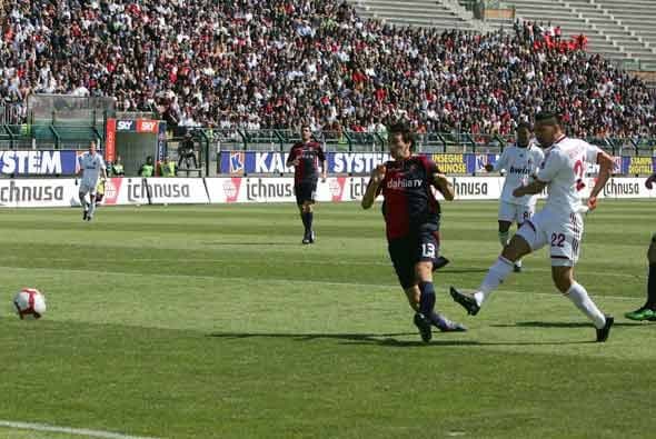 Borrielo abrió el marcador para el Milan.
