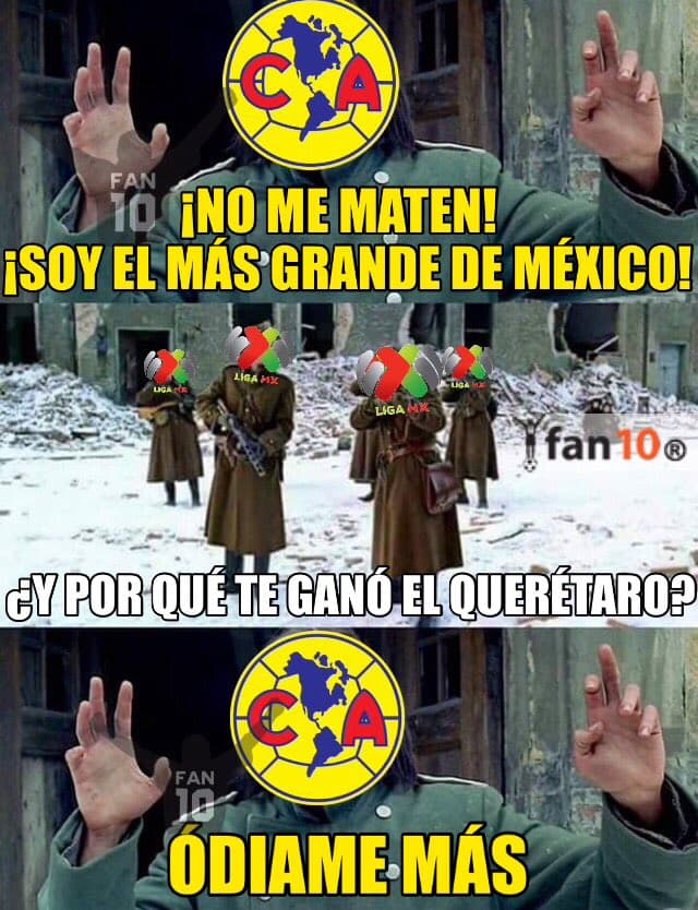 La derrota del América, el partidazo de Tigres y la renovada ilusión de los aficionados al Cruz Azul son los temas de moda en los memes de la Jornada 1 del Apertura 2017