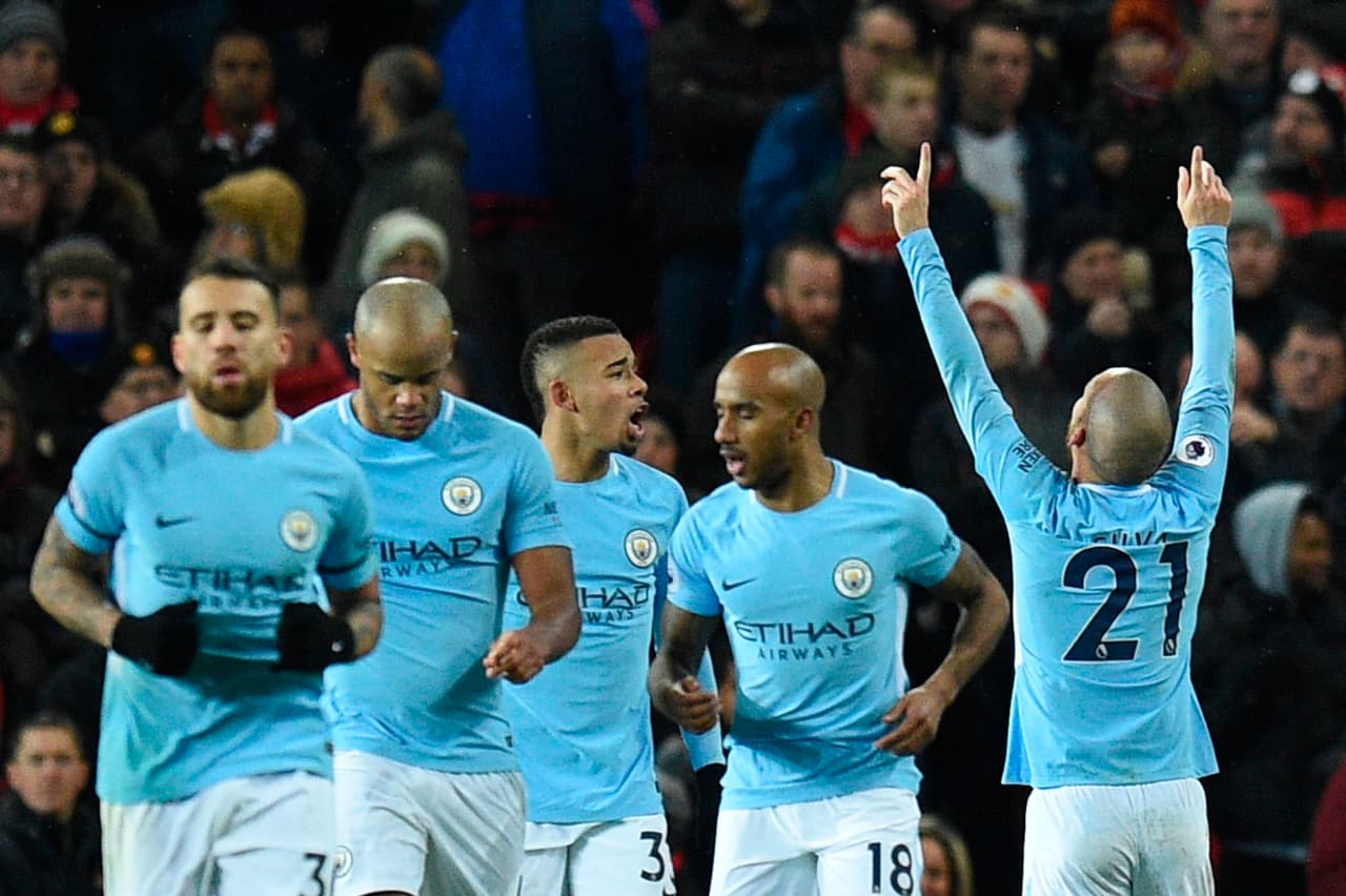 Tercer gol para el mediocampista canario en la presente edición de la Premier League, en la que también ha participado con ocho asistencias.