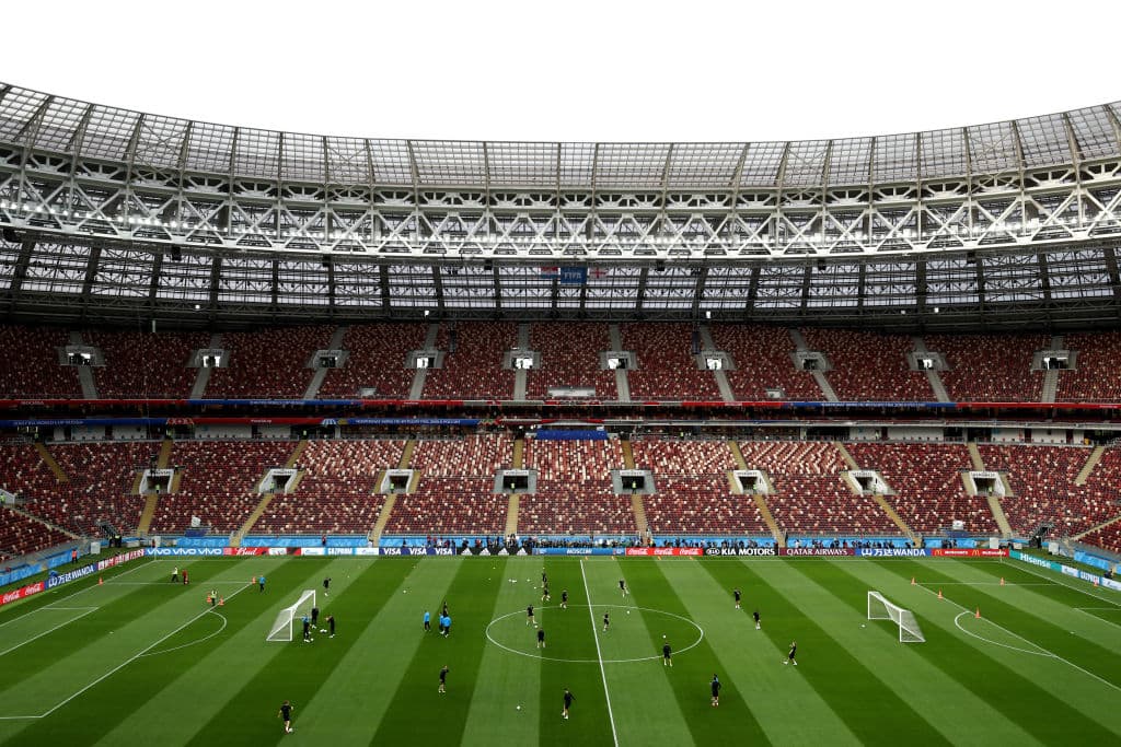 Luego de que Francia eliminara a Bélgica en la primera semifinal de Rusia 2018, es turno de Croacia e Inglaterra para completar el cuadro. Este hermoso recinto, el Luzhniki Stadium, sera el escenario.