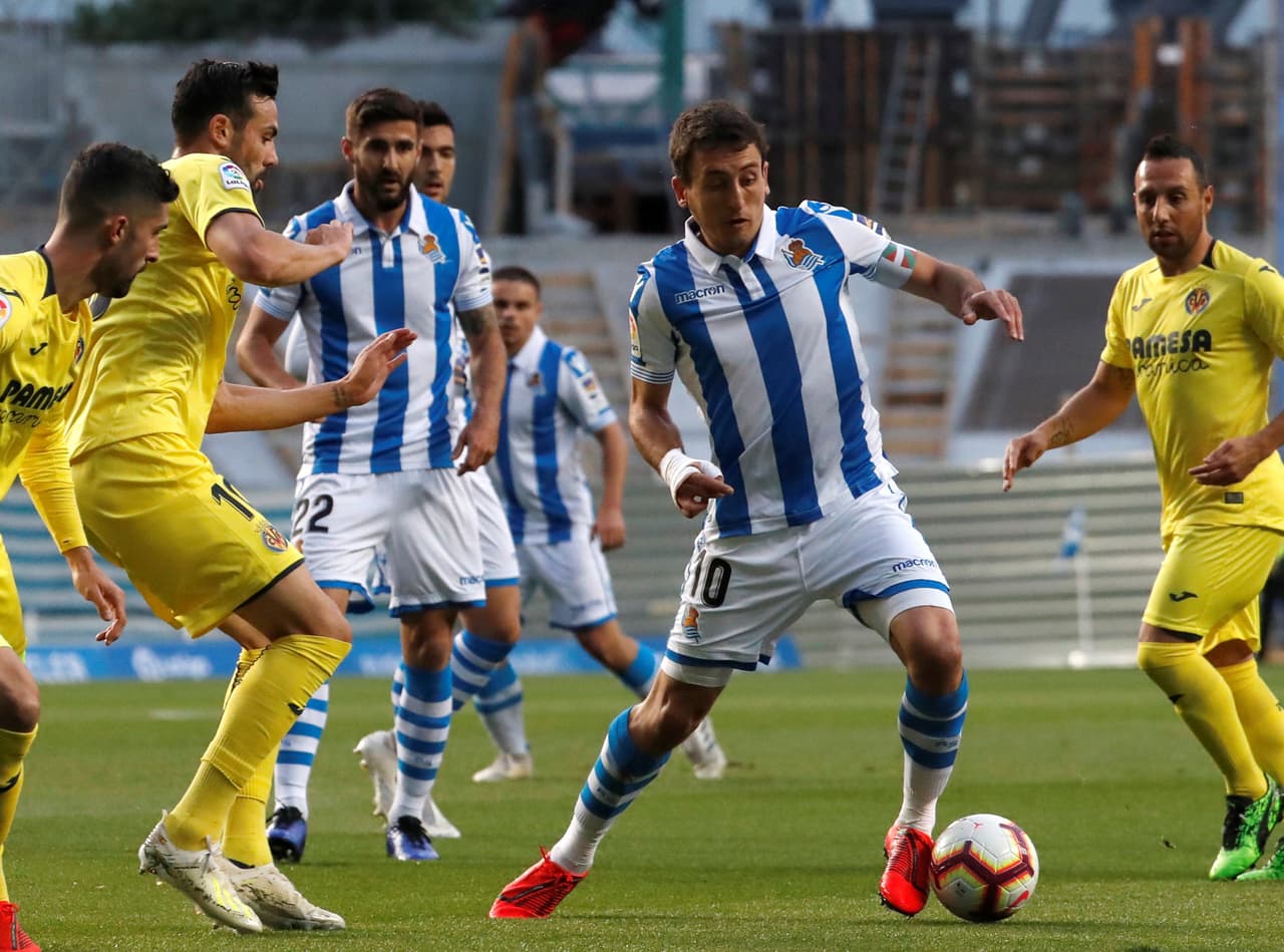 Villarreal derrotó 1-0 de visita en el estadio Anoeta a Real Sociedad, que no contó con el mexicano Héctor Moreno, y se aleja del descenso en la Jornada 34 de la Liga de España.