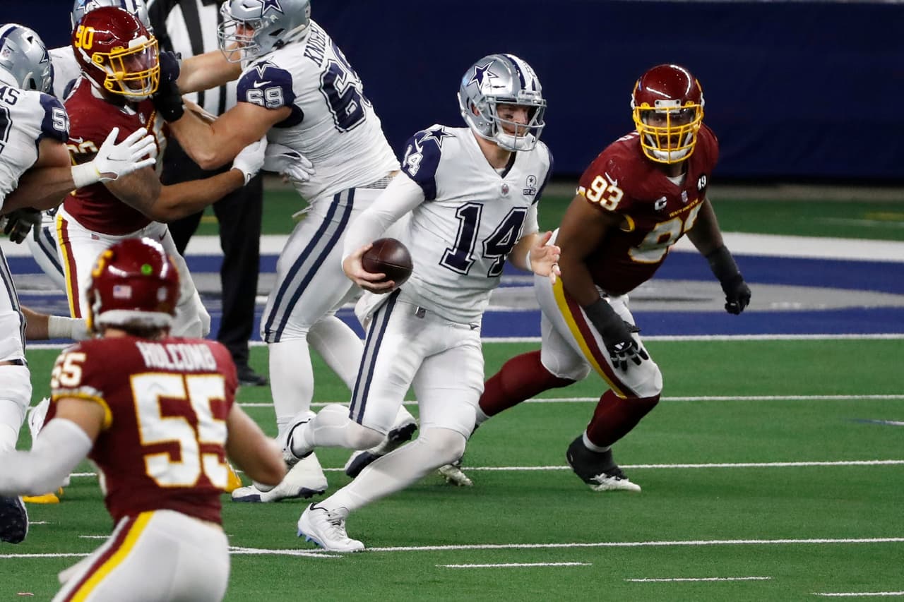 En Thanksgiving, Washington vence 41-16 a los Dallas Cowboys y toman son líderes solitaios de su división.