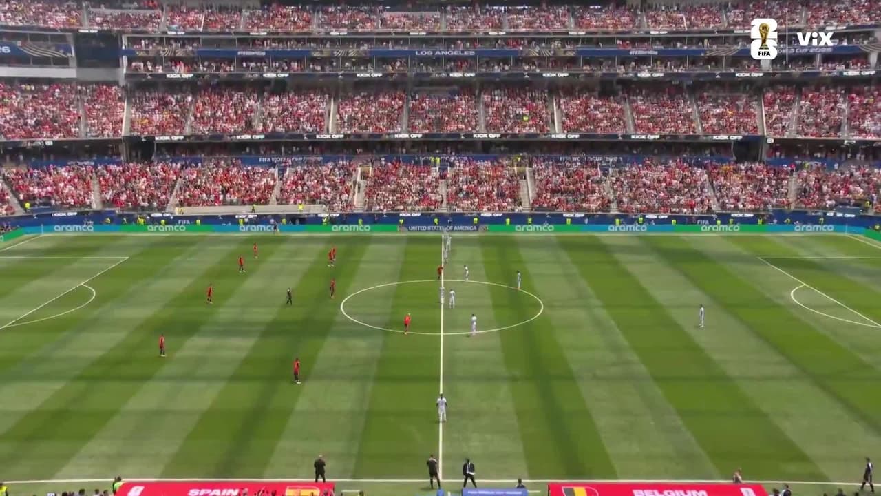 ¡Arranca el partido! España vs. Bélgica pelean por pase a 4tos de Final
