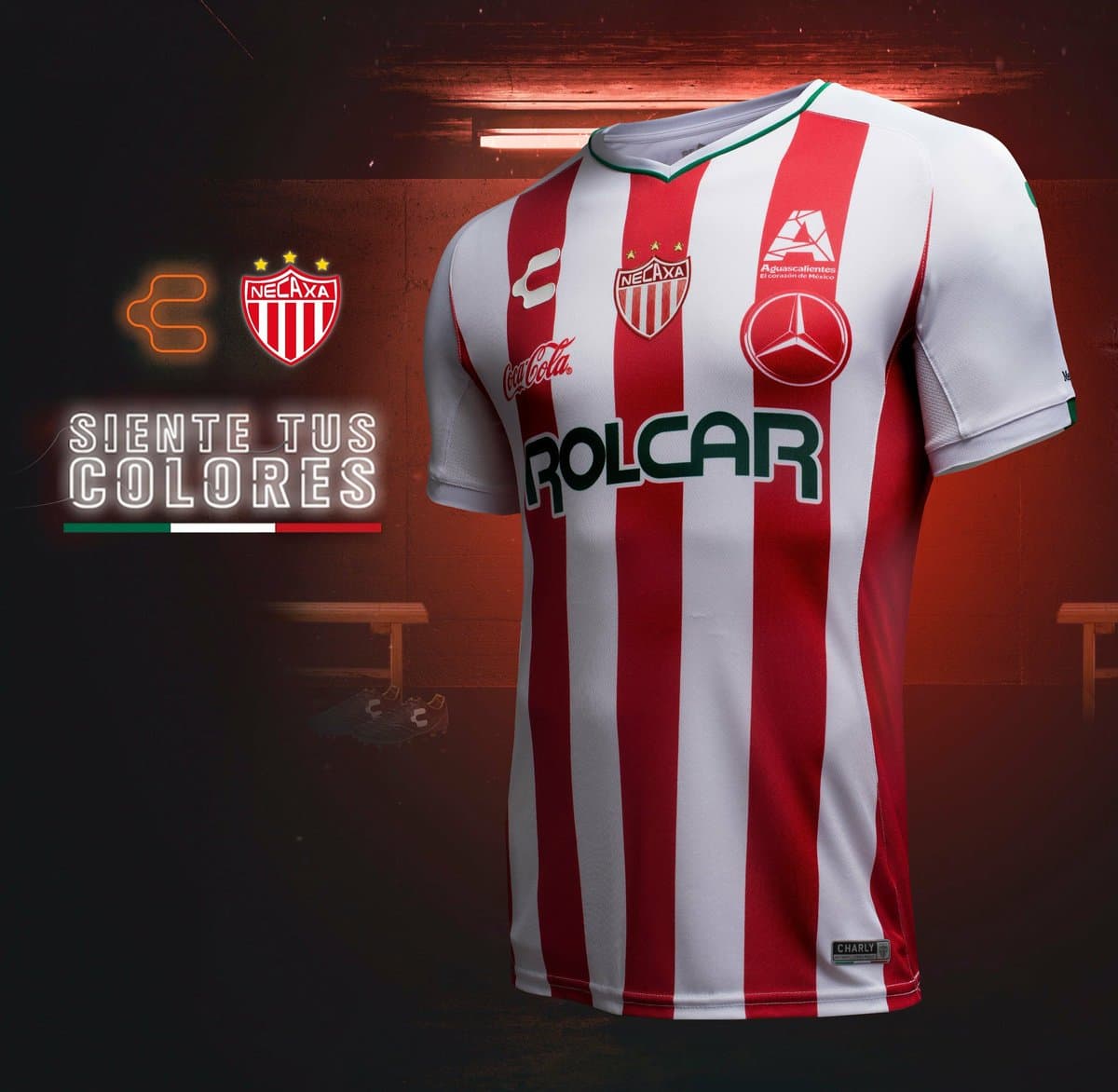 Jersey local del Club Necaxa 2018/19.