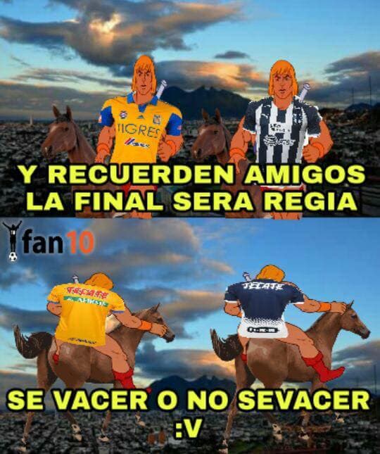 Tigres y Monterrey disputarán la final de la Liga MX y los memes no se hicieron esperar.