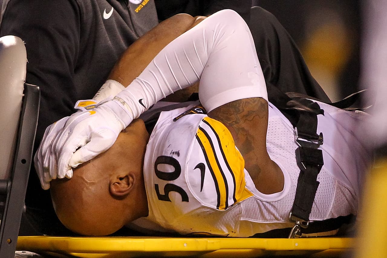 Ryan Shazier sufrió una lesión en la médula, debido a la gravedad de su lesión, se perdió la temporada 2018-2019.