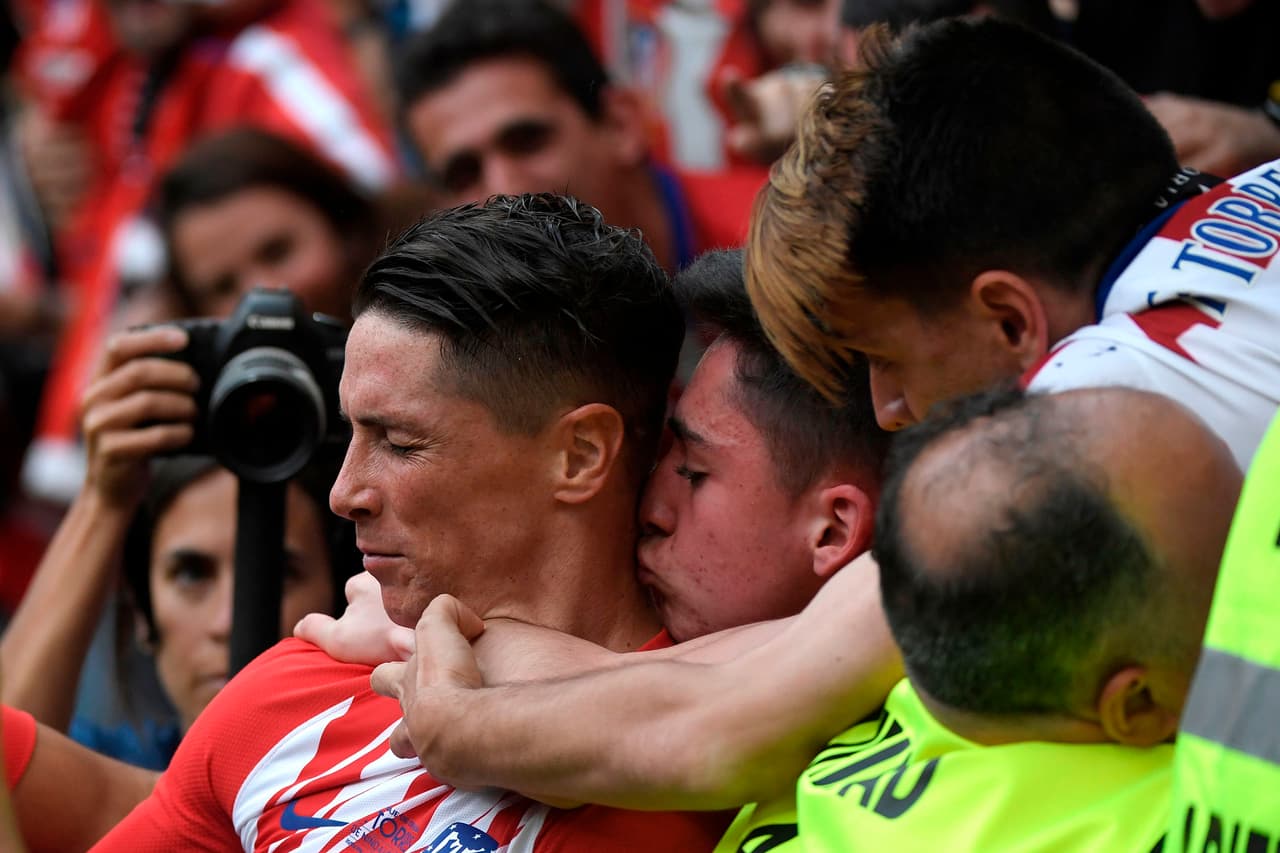 Fernando 'Niño Torres se despidió de la hinchada de Atlético de Madrid en su ley, con doblete en el empate 2-2 contra Eibar en el Wanda Metropolitano por la Liga de España.